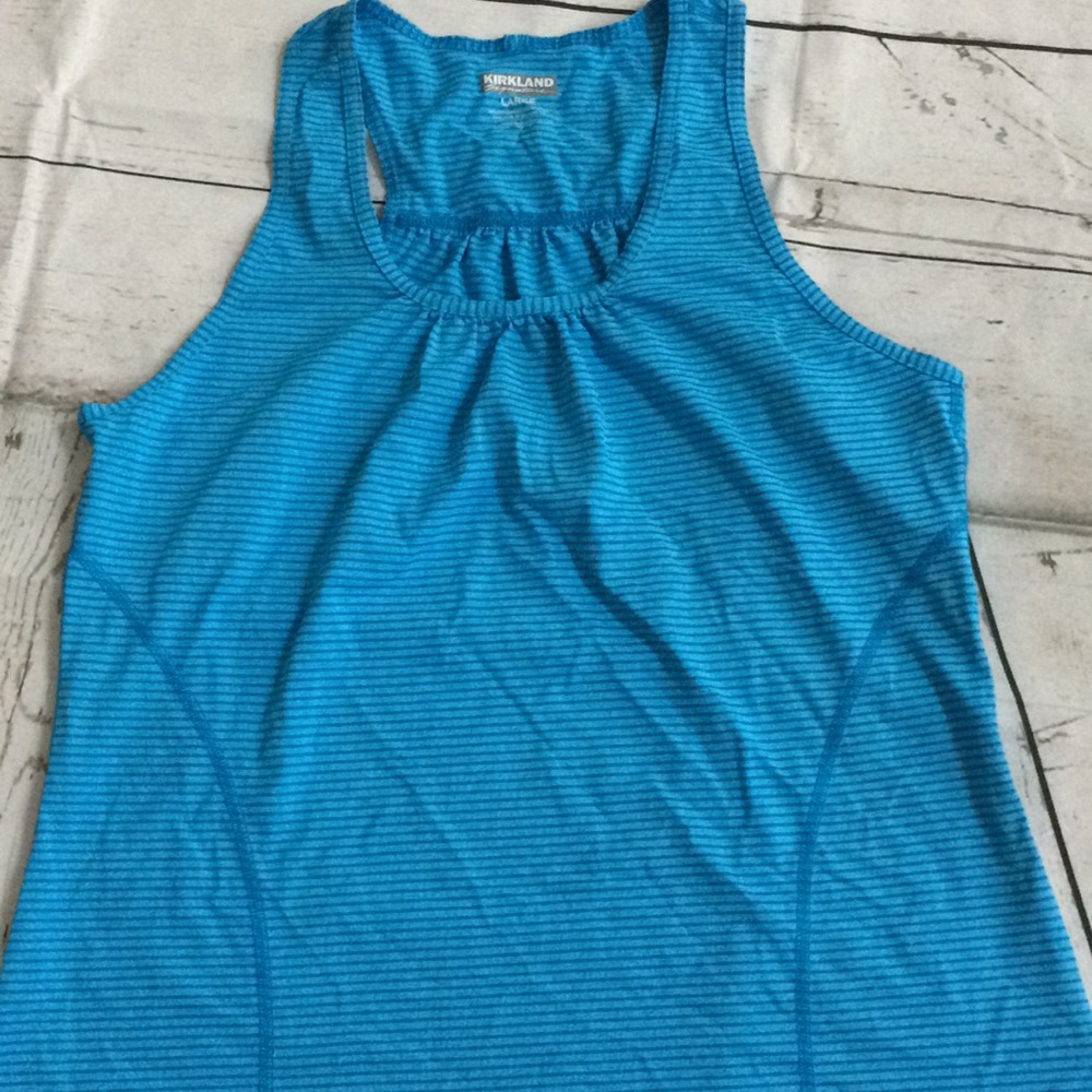 Kirkland Women’s Blue Racerback Tank Top SZ Large